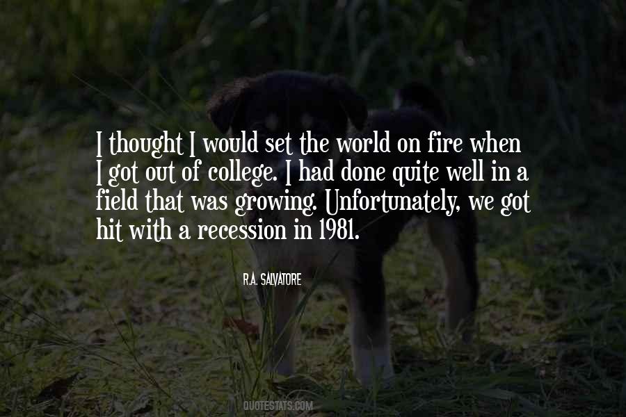 Set The World On Fire Quotes #1470895