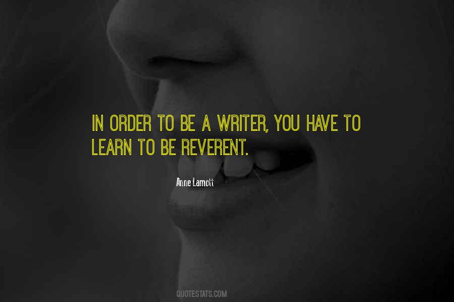 Quotes About Reverent #831579