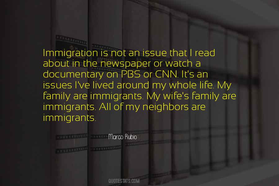 Immigration Issues Quotes #1046216
