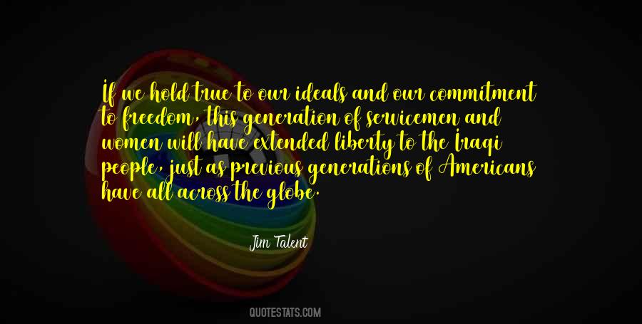Quotes About Previous Generations #172529