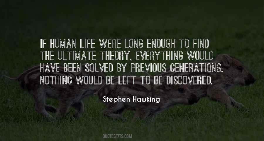 Quotes About Previous Generations #374690