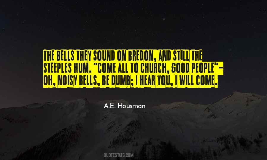 Quotes About Church Bells #1006479