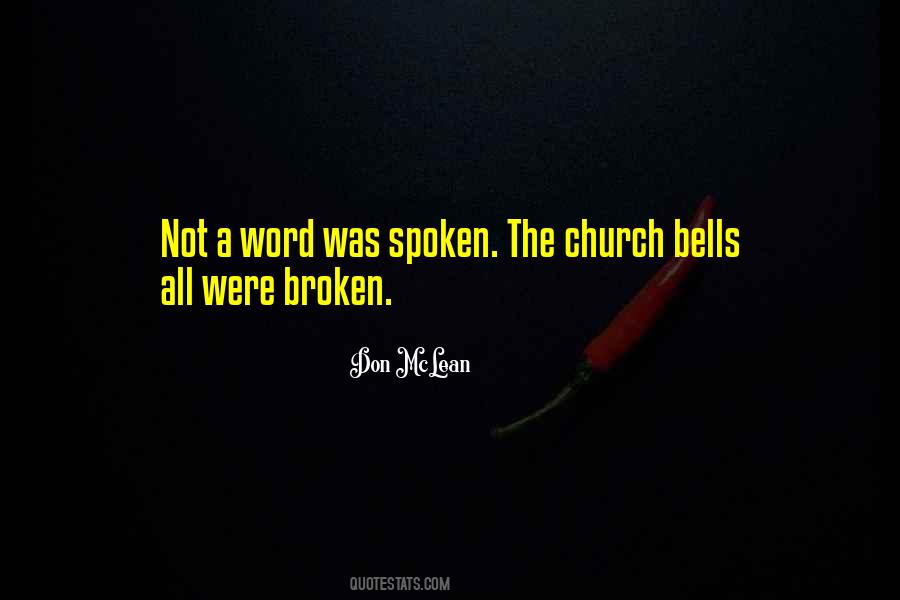 Quotes About Church Bells #1532513