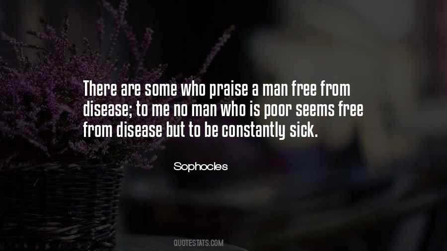 Quotes About Sick Man #488685