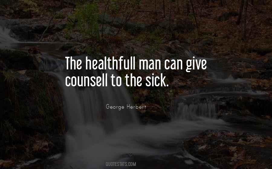 Quotes About Sick Man #512475