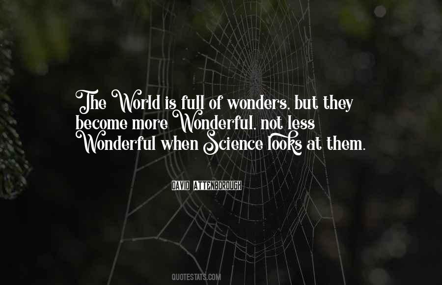 Quotes About The Wonders Of Science #440020