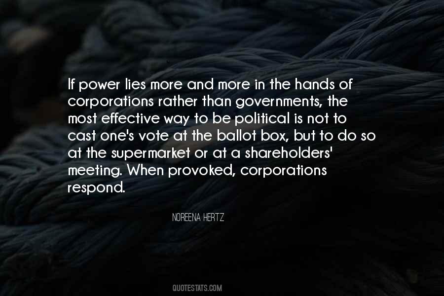 Quotes About The Ballot Box #423416