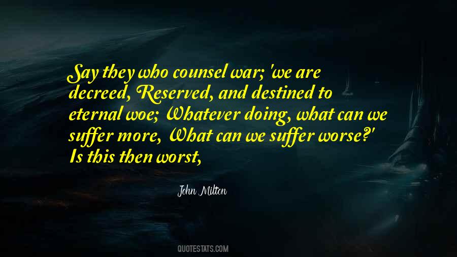 Eternal War Quotes #1782854