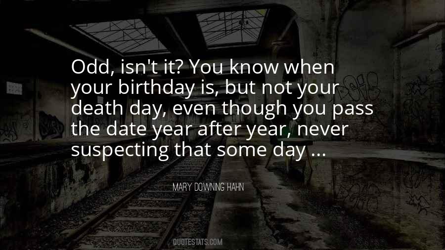 Quotes About Death Birthday #1593558