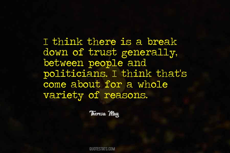 Quotes About Politicians And Trust #1196626