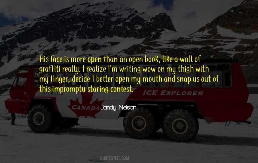 Quotes About Open Book #610182