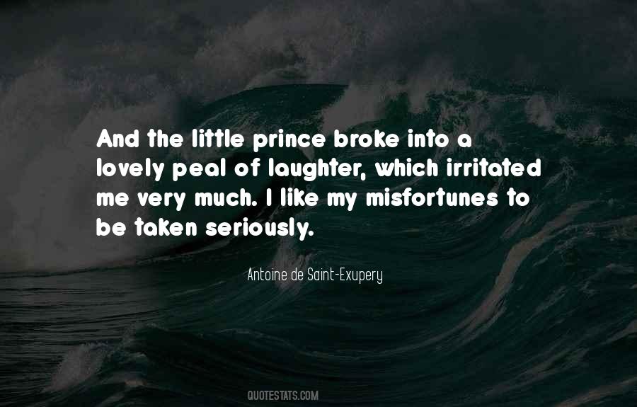 Exupery Little Prince Quotes #1742439