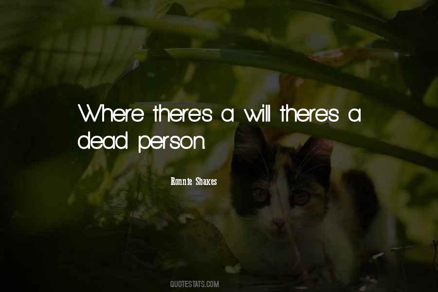Quotes About Dead Person #153891