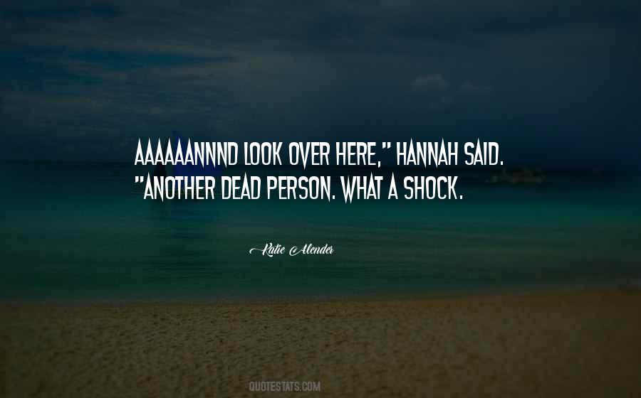 Quotes About Dead Person #457533