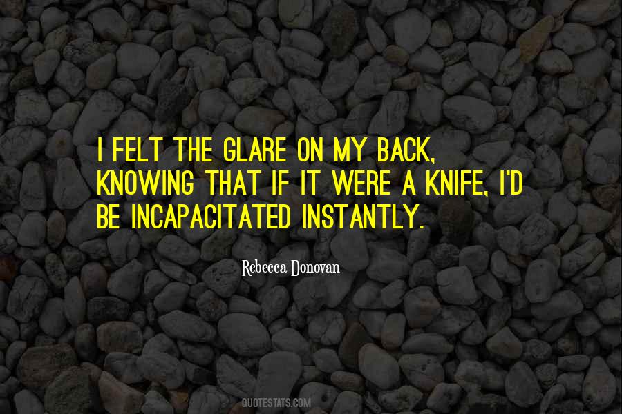 Quotes About A Knife In The Back #1212295