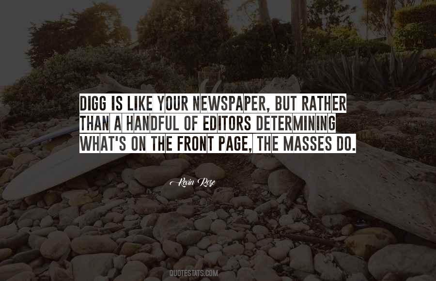 Quotes About Newspaper Editors #1800336