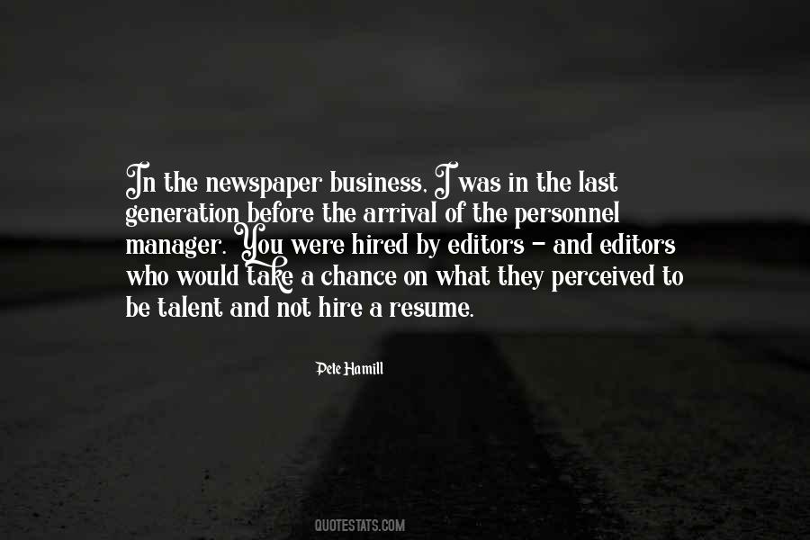 Quotes About Newspaper Editors #780592