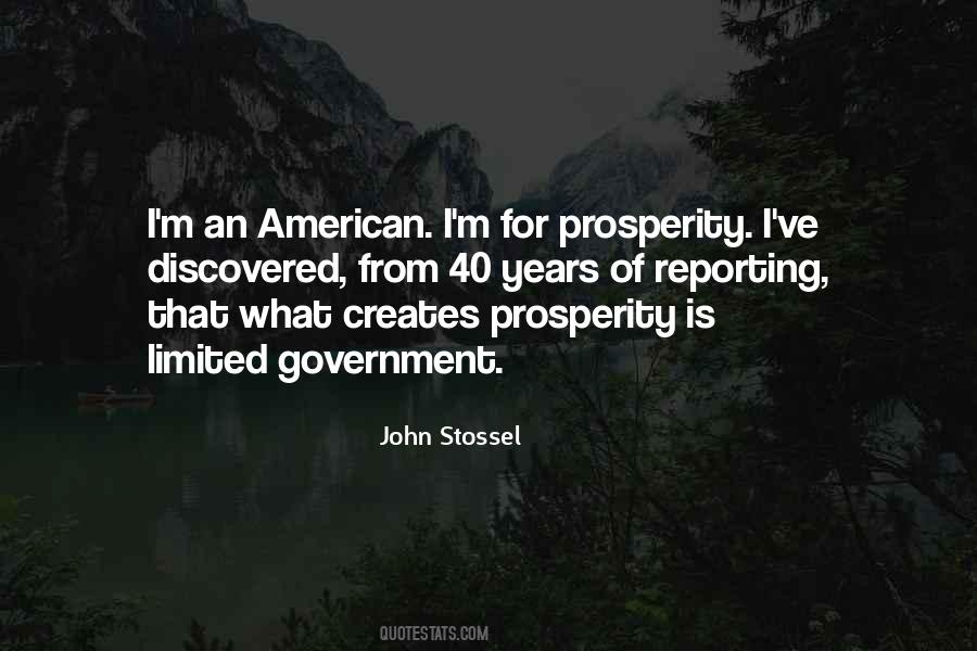 American Prosperity Quotes #1587285