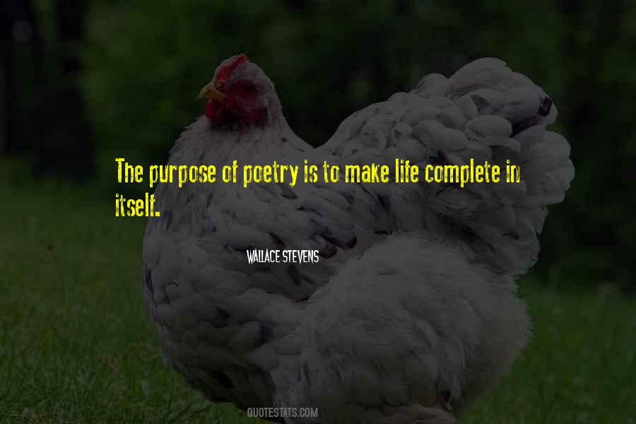 Quotes About The Purpose Of Poetry #1711221