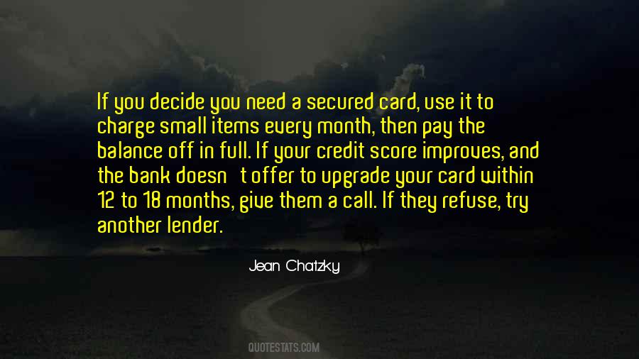 Quotes About Credit Score #1559844