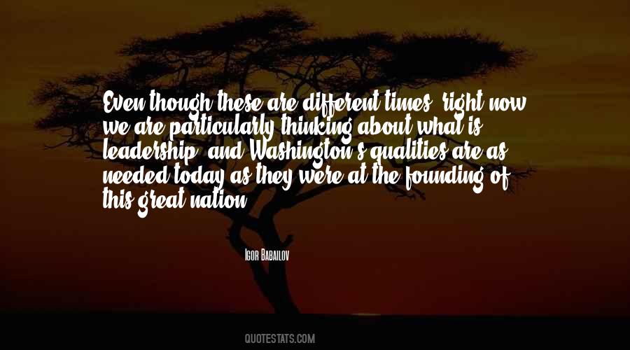 Leadership Quality Quotes #1583906