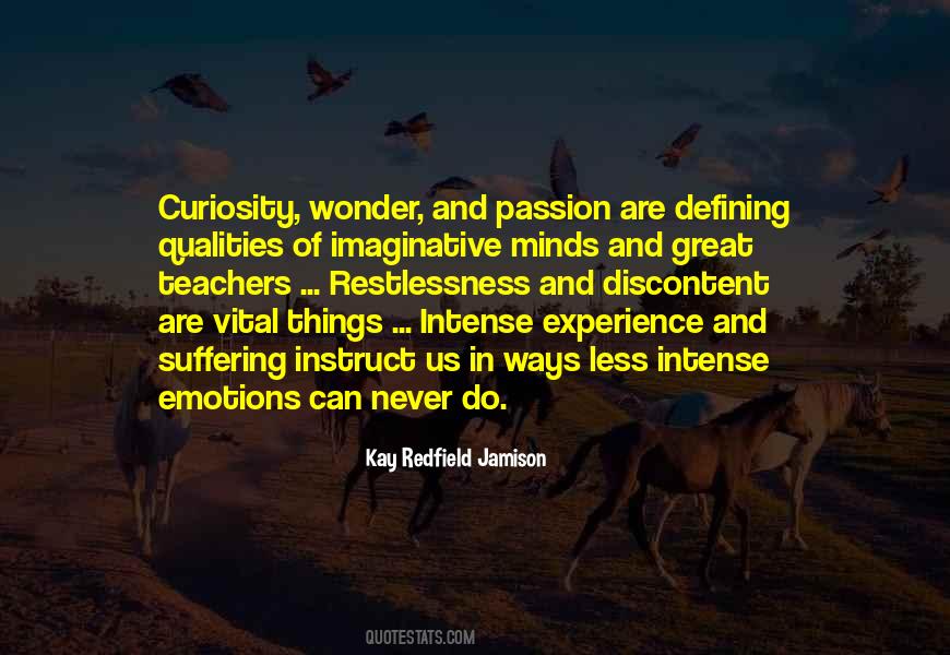 Quotes About Curiosity And Wonder #267450