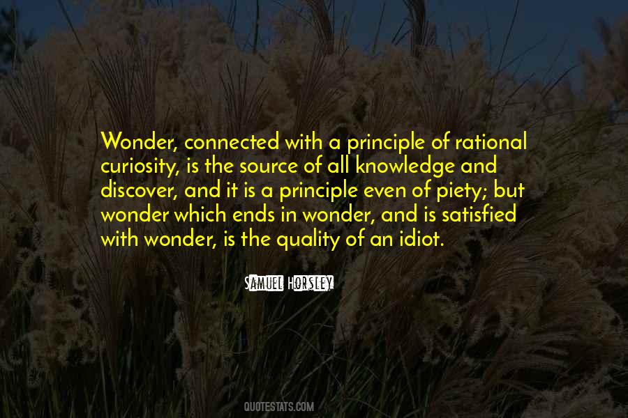 Quotes About Curiosity And Wonder #995904
