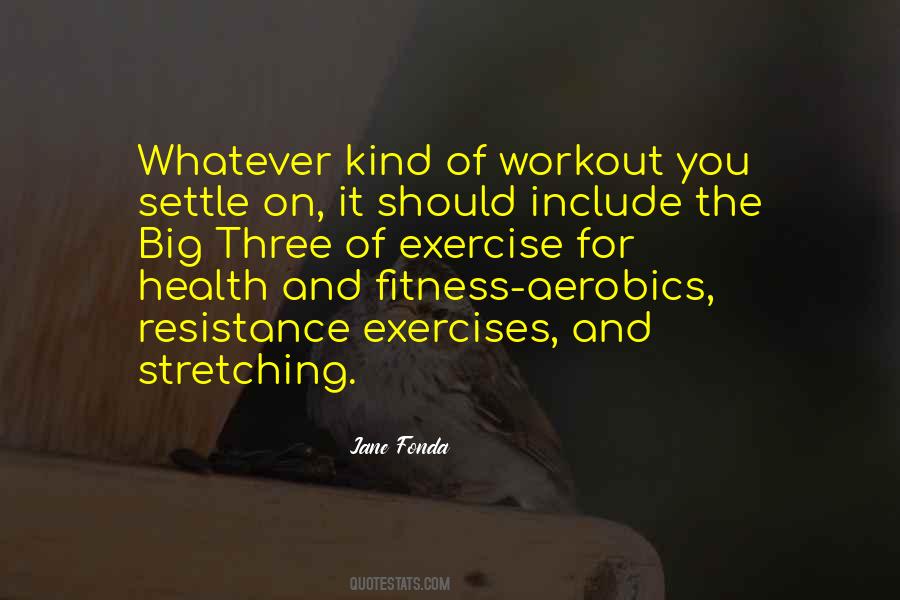 Quotes About Aerobics #1732659