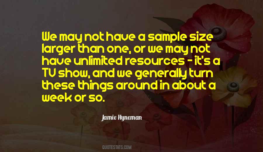 Quotes About Sample Size #442132