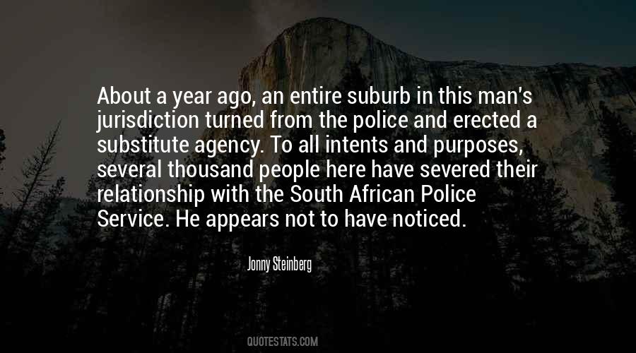 Quotes About Police Service #1376502