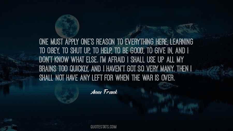 Quotes About Giving Up Everything #10523