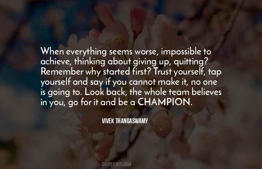 Quotes About Giving Up Everything #1777795