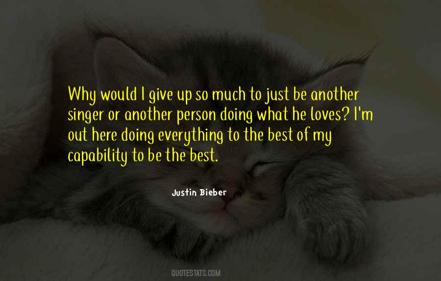 Quotes About Giving Up Everything #1866236