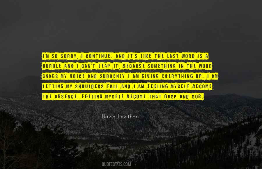 Quotes About Giving Up Everything #478134