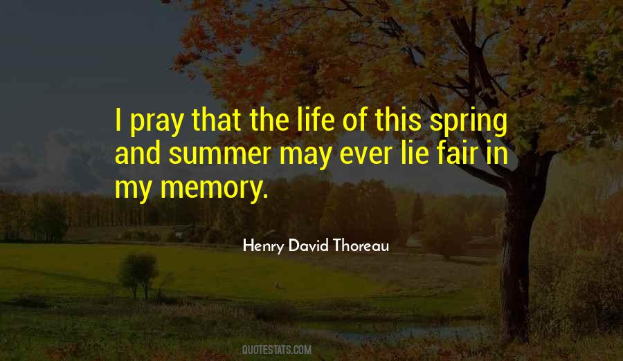 Quotes About Spring Thoreau #339174
