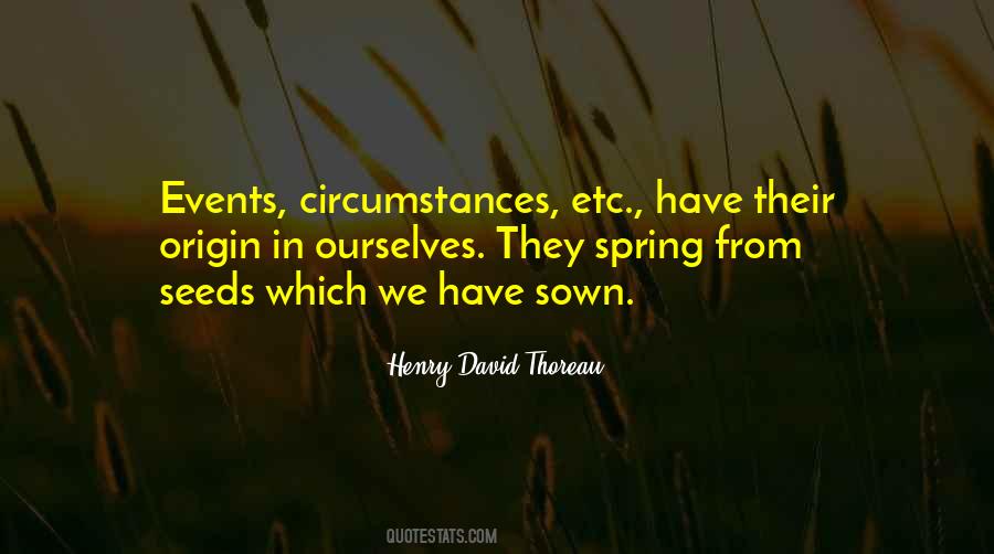 Quotes About Spring Thoreau #759222