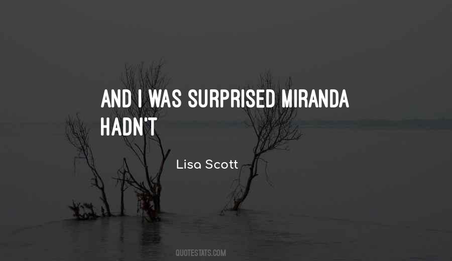 Quotes About Miranda #1073883