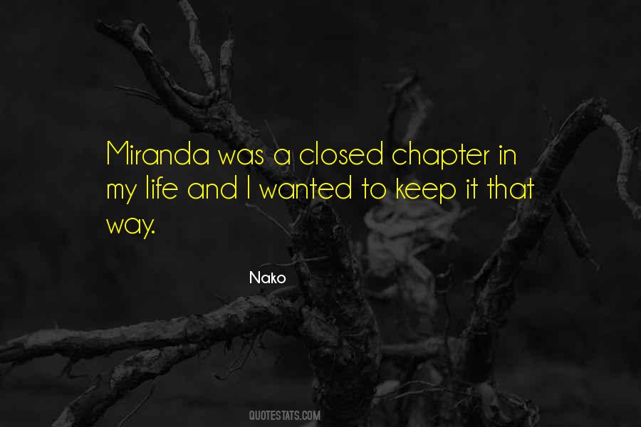 Quotes About Miranda #1399622