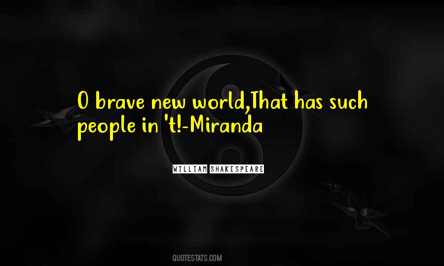 Quotes About Miranda #215436
