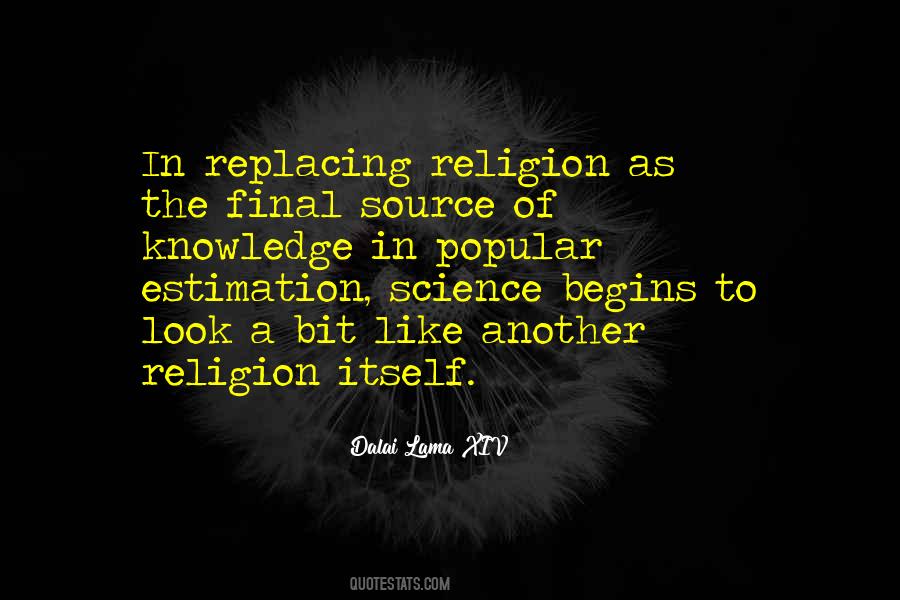 Religion Science Quotes #91754