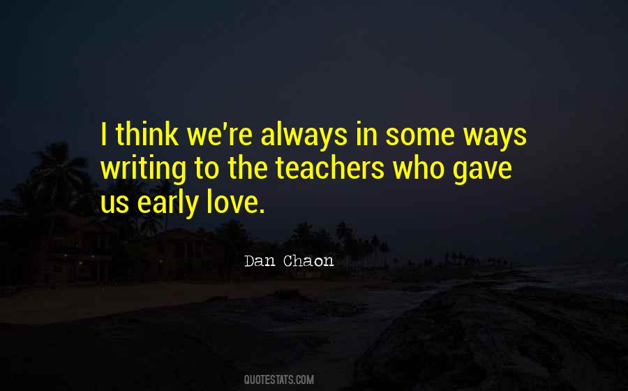Quotes About Teachers Love #161208