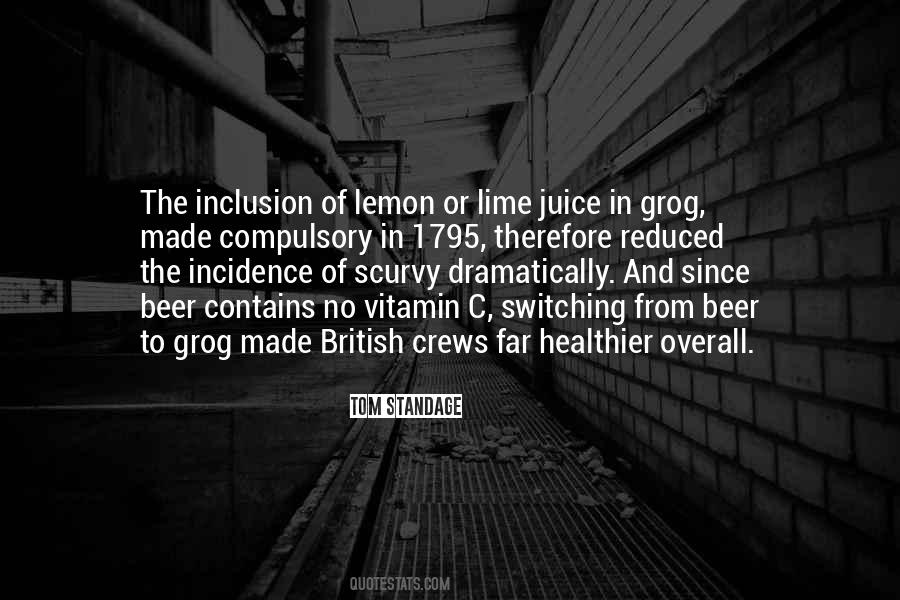 Quotes About Lime Juice #1062406