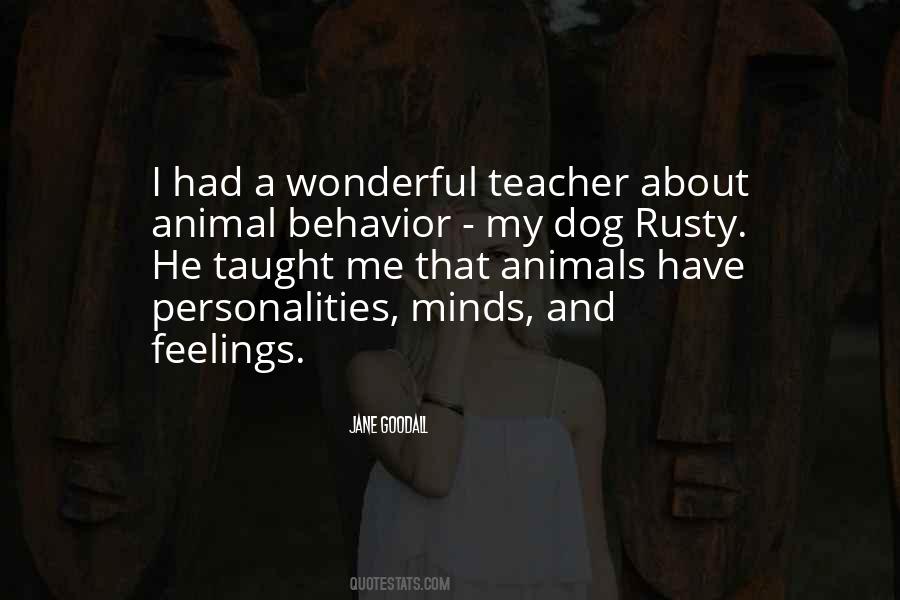 Quotes About Animal Behavior #1668616