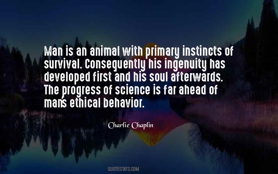 Quotes About Animal Behavior #42554