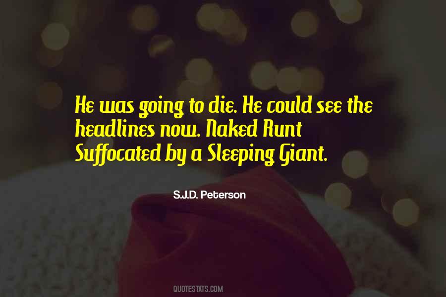 Quotes About Sleeping Giant #381682