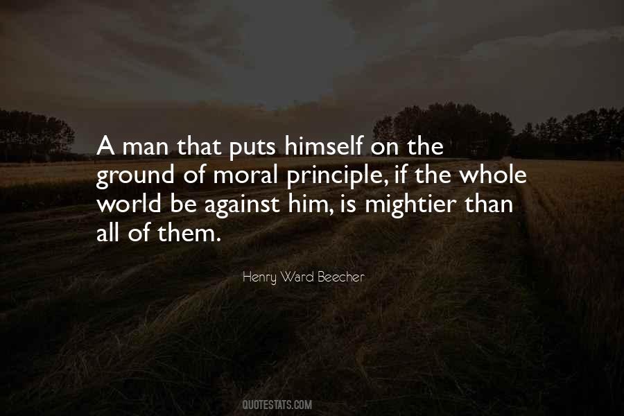 Man Against Man Quotes #50256