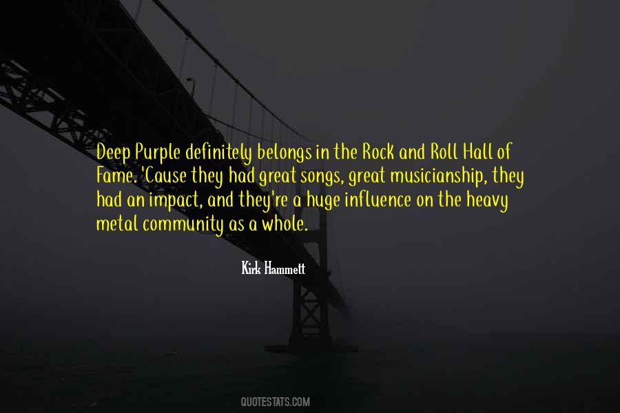 Quotes About Rock And Roll Hall Of Fame #1824876