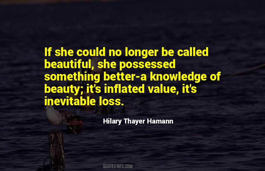 Loss Of Value Quotes #789251