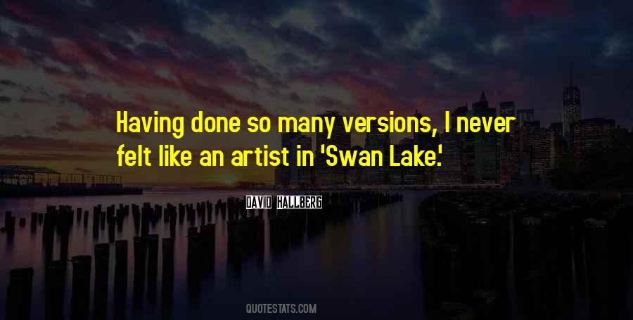 Quotes About Swan Lake #1609100
