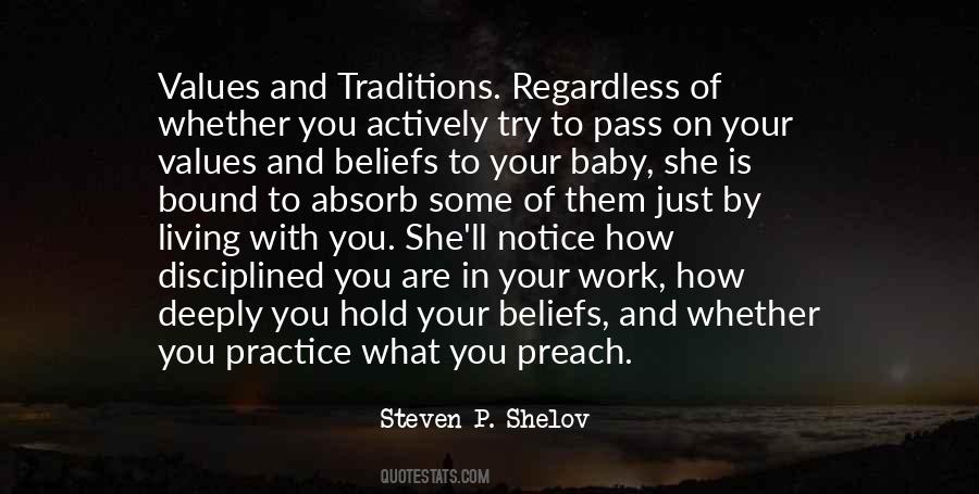 Quotes About Traditions Values #226653